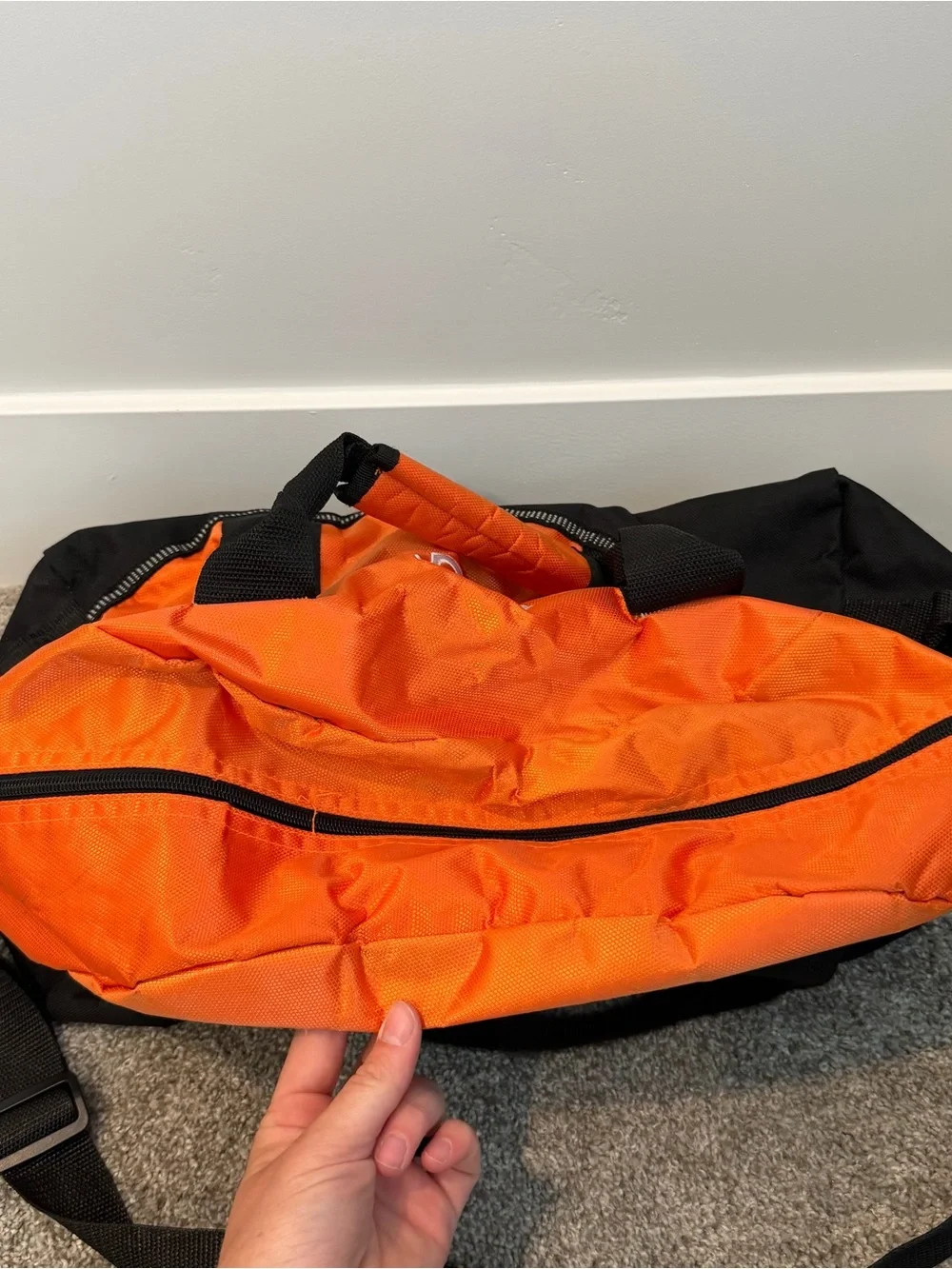 Orange Theory Fitness Bag Orange Black Small Gym Bay Duffel Bag Workout Handles